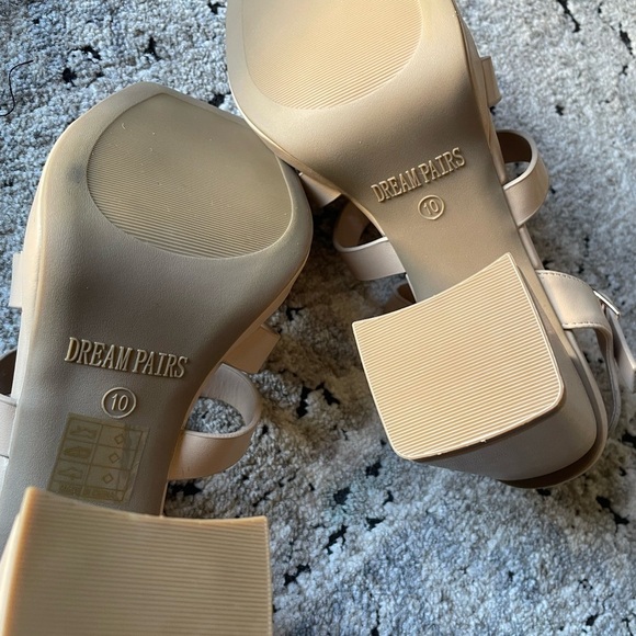 Dreampairs Square toe Chunky Heel Sandals - Picture 13 of 15